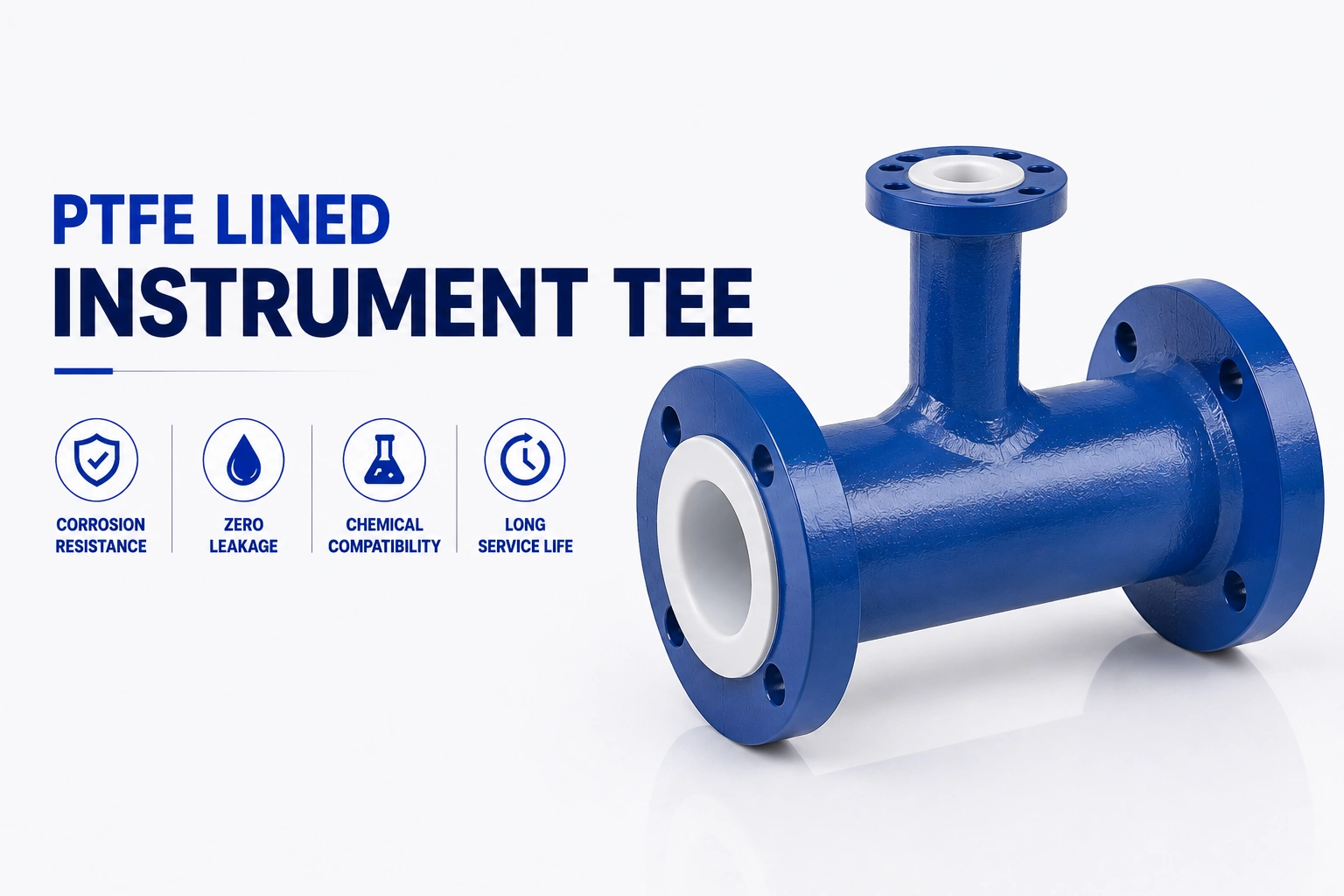 PTFE Lined Instrument tee