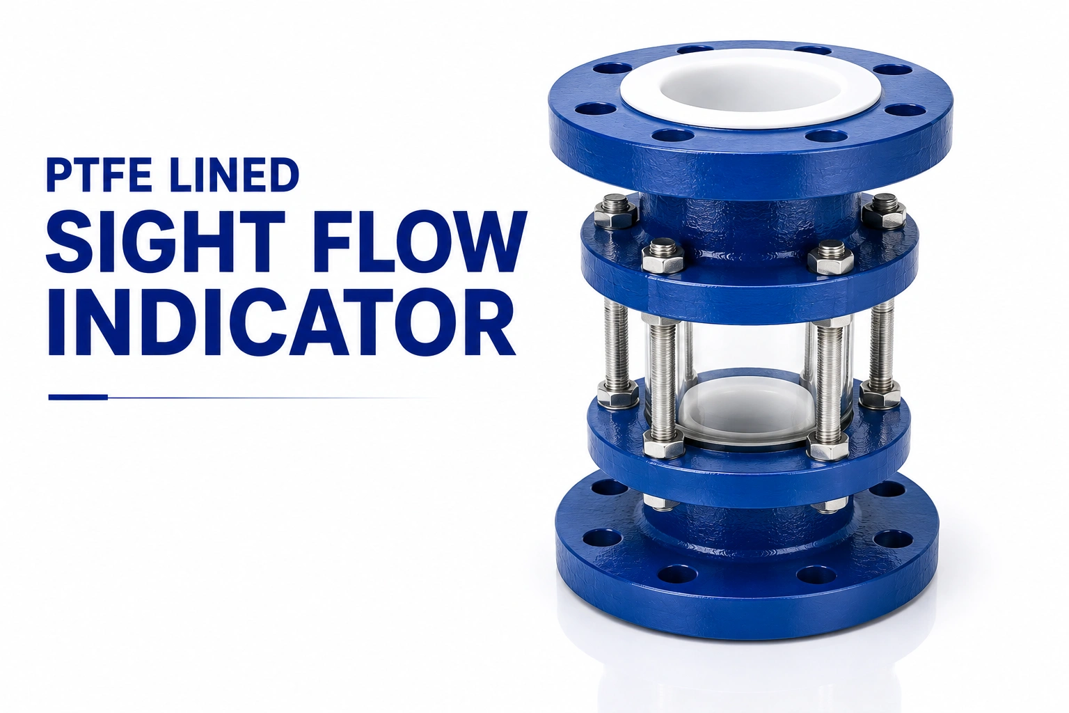 PTFE Lined Sight Flow Indicator