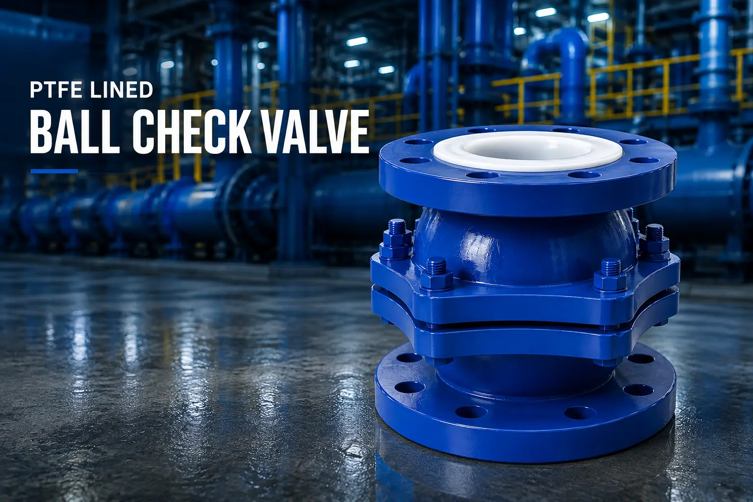 PTFE Lined Ball check valve