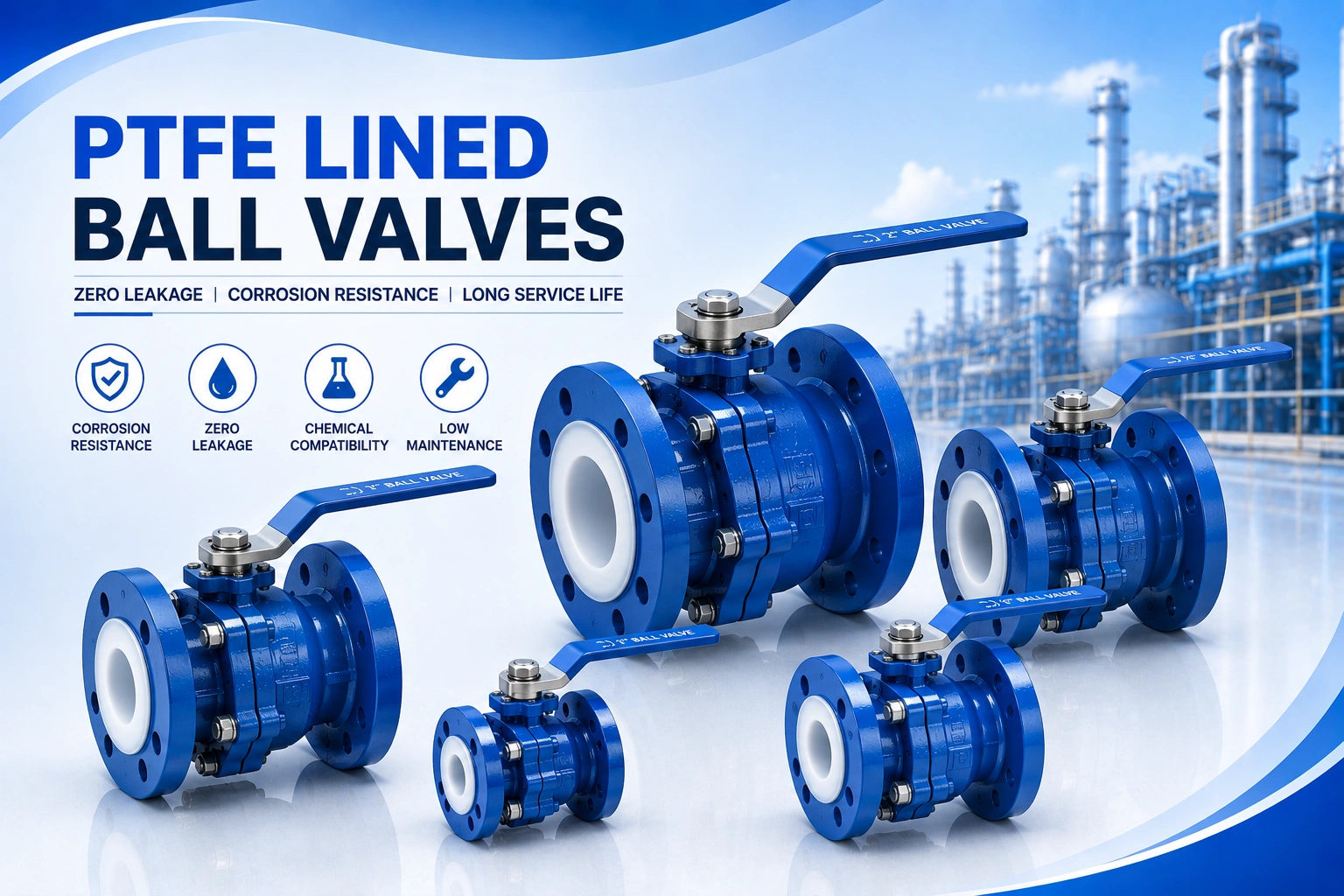 
PTFE Lined Ball Valve