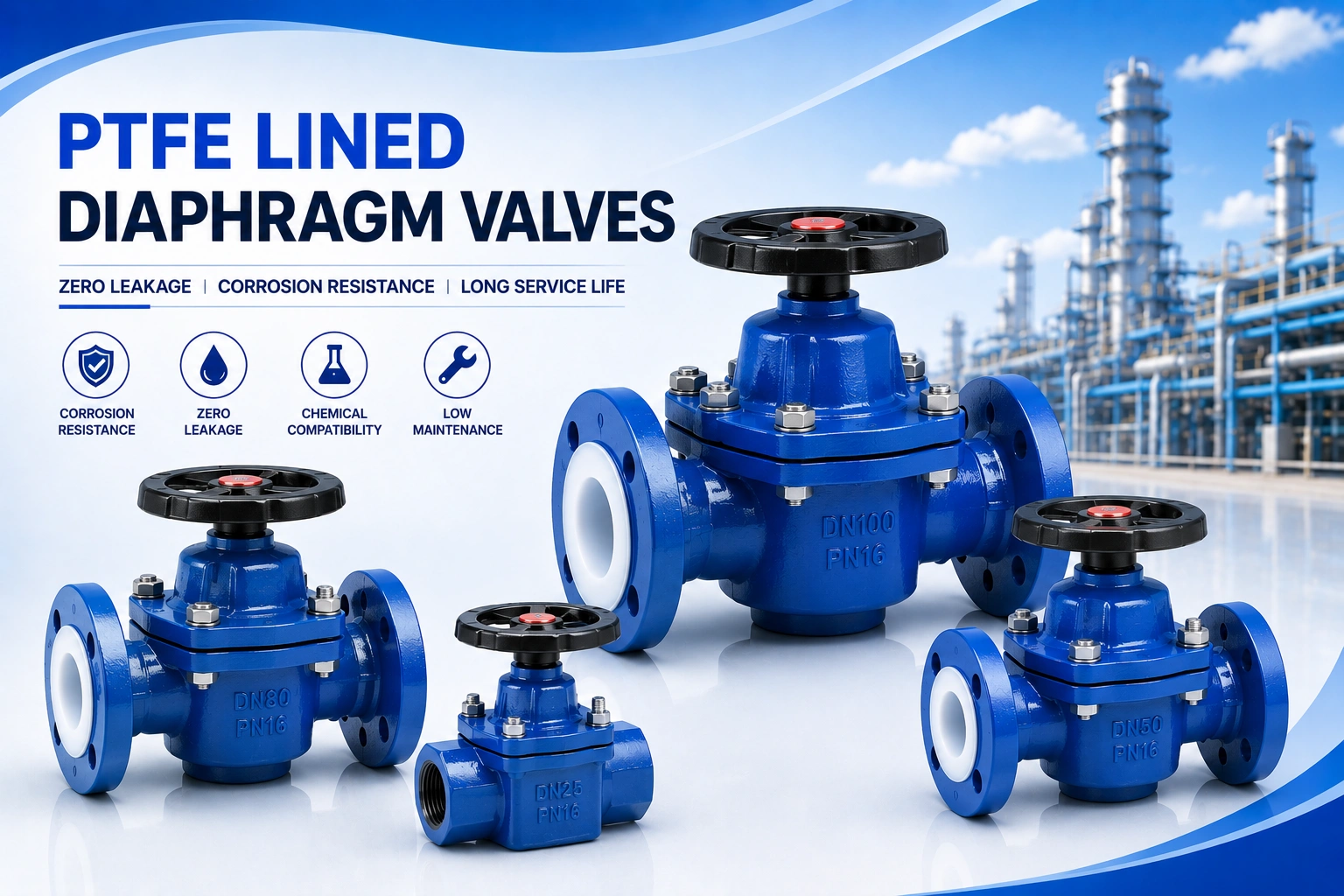 PTFE Diaphragm Valve